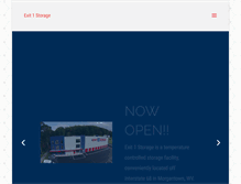 Tablet Screenshot of exit1storage.com